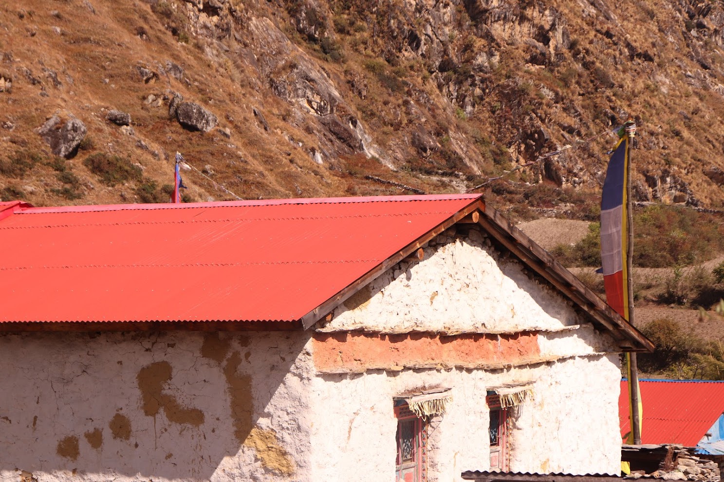 Mani Lhakhang of Chokang village in Tsum Valley. 
