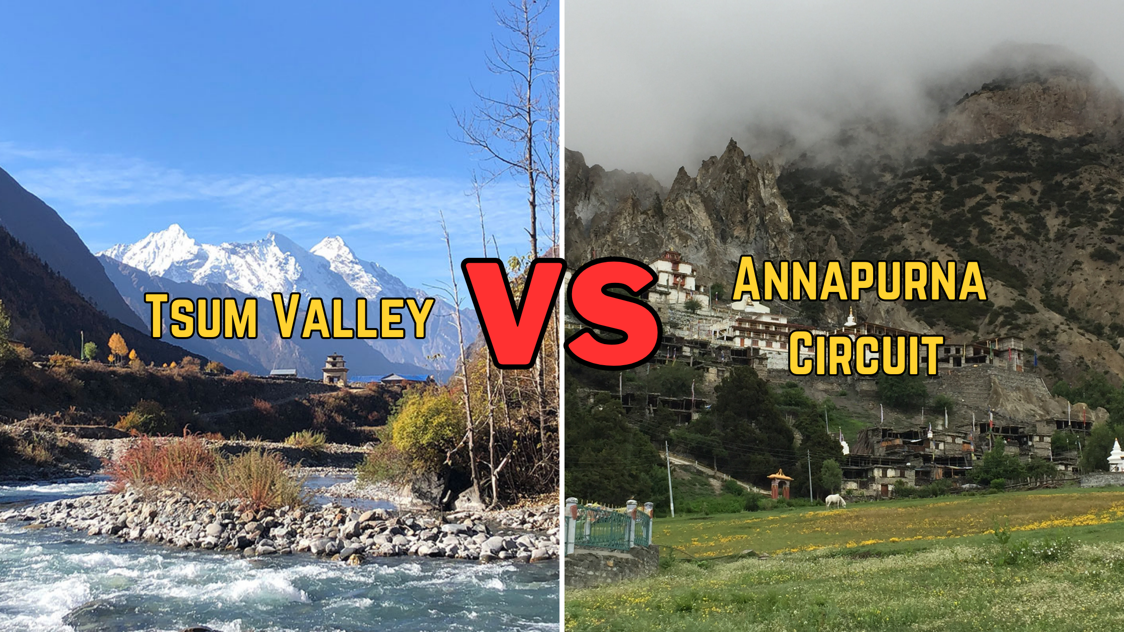 Tsum Valley VS Annapurna Circuit